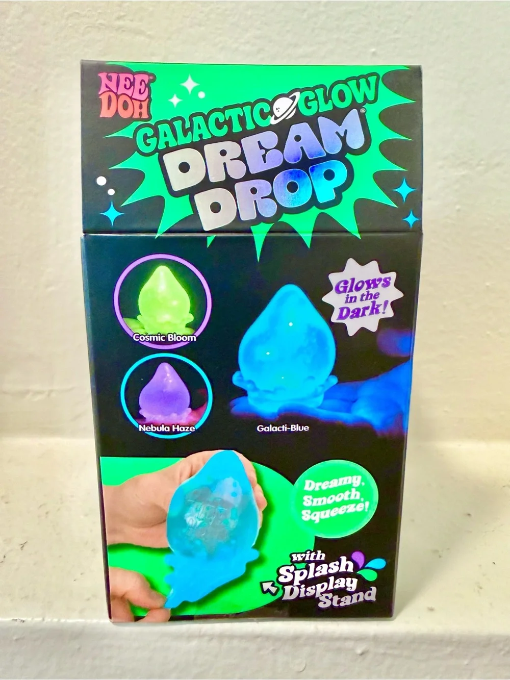 NEW! AUTHENTIC Schylling Needoh NEE DOH GALACTIC GLOW Dream Drop - Sparkle Blue!